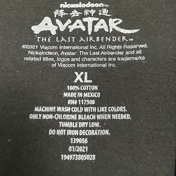 Avatar the last Airbender TV Show Graphic T-shirt size XL - Picture 2 of 4